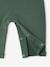 Fleece Dungarees for Babies BLUE DARK SOLID+dark green 