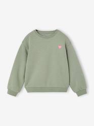 -Basics Sweatshirt with Motif for Girls