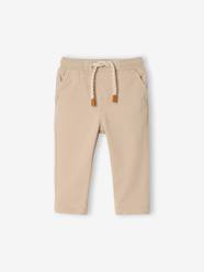 Lined Twill Trousers for Baby Boys