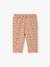 Fleece Trousers for Baby Girls beige+rose+rust+WHITE MEDIUM ALL OVER PRINTED 