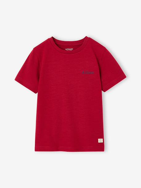 Short Sleeve T-Shirt, for Boys Blue+Green+red+white 