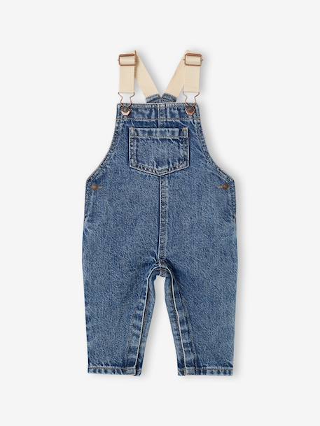 Denim dungarees for baby stone 