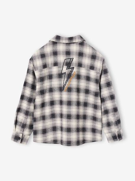 Long-sleeved shirt for boys grey 