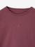 Long-sleeved T-shirt for girls mauve+plum 