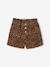 Paperbag-Style Corduroy Shorts for Girls camel+chocolate+cinnamon+grey+mauve+peacock blue 