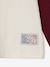 Long-sleeved raglan T-shirt for boys bordeaux red 