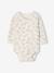 Pack of 2 long-sleeved newborn bodysuits cappuccino+pale pink+sage green 
