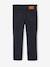 Slim trousers for girls ink blue+mauve 