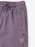 Wide-leg trousers for girls mauve+purple clover 