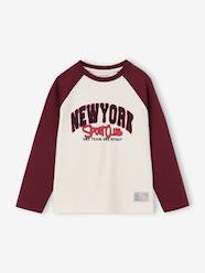 Boys-Tops-Long-sleeved raglan T-shirt for boys