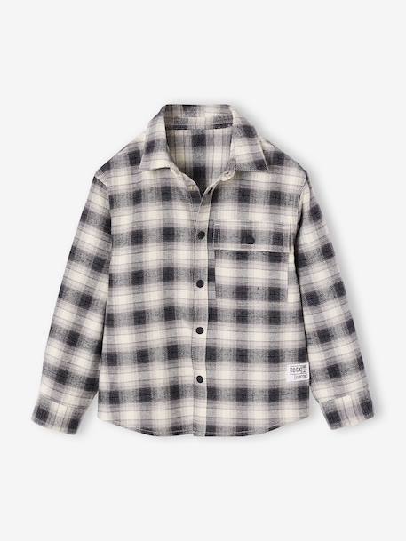 Long-sleeved shirt for boys grey 