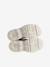Touch-fastening textile trainers for girls silver 