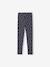 Pack of 3 leggings for girls ink blue+vanilla 
