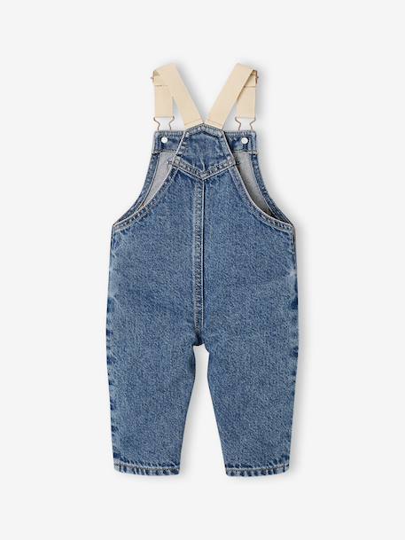 Denim dungarees for baby stone 