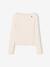 Pack of 2 Ribbed T-Shirts for Girls, JONEN bordeaux red+English green+marl grey 