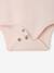 Pack of 2 long-sleeved newborn bodysuits cappuccino+pale pink+sage green 