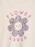 Sweatshirt and trousers set for girls anthracite+ecru 