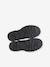 Zip-up synthetic ankle boots for girls black 