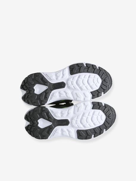 Trainers in textile with touch-fastening strap for boys black 