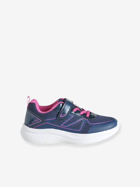 Textile touch-fastening trainers for girls violet 