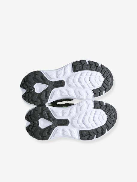 Trainers with touch-fastening strap in textile for boys black 