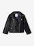 Biker jacket for girls black 