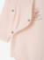 Pack of 2 long-sleeved newborn bodysuits cappuccino+pale pink+sage green 