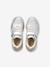 Touch-fastening textile trainers for girls silver 