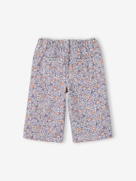 Wide-leg trousers for baby girls blue 