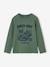 Long-sleeved T-shirt for boys anthracite+cappuccino+red+sage green+white 
