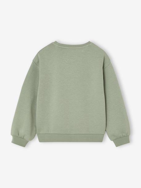 Basics Sweatshirt with Motif for Girls anthracite+coral+purple clover+sage+vanilla+violet 