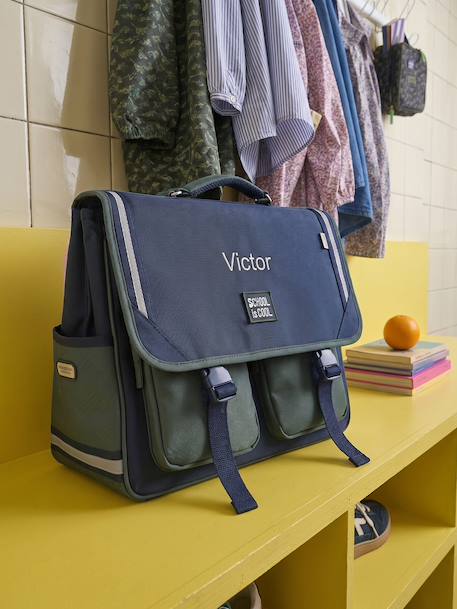 Charlie school bag for boys deep blue 