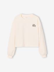 Girls-Cropped T-Shirt with Motif on the Back for Girls, JONEN