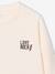 Cropped T-Shirt with Motif on the Back for Girls, JONEN ecru+vanilla 