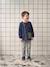 Cool School Smock for Boys blue+deep blue 
