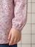 Customisable buttoned school smock for girls candy pink 