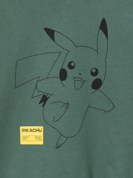 Pikachu hooded sweatshirt for boys green 