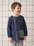 Cool School Smock for Boys blue+deep blue 