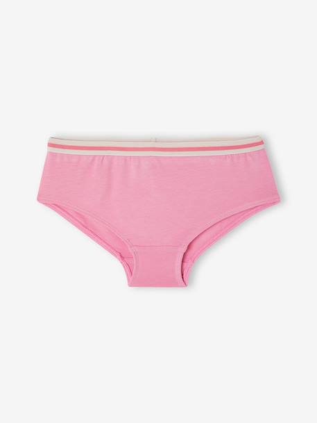 Pack of 7 shorts for girls ecru 