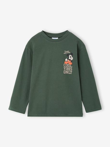 Long-sleeved Mickey T-shirt for boys green 