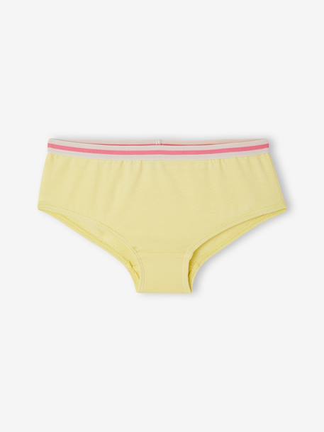 Pack of 7 shorts for girls ecru 