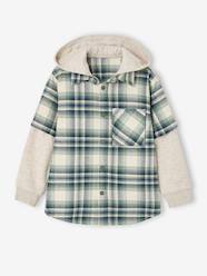 -2-in-1 Two Fabric Shirt for Boys