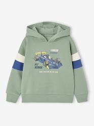 Boys-Hooded Sweatshirt with Print