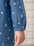 Customisable smock for girls denim blue 