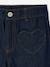 Wide-leg jeans for girls brut denim+medium blue 