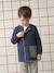 Cool School Smock for Boys blue+deep blue 