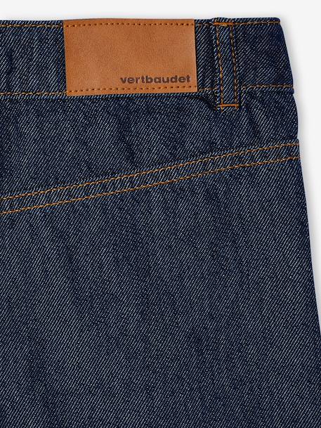 Wide-leg jeans for girls brut denim+medium blue 