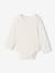 Pack of 3 long-sleeved bodysuits for baby caramel 