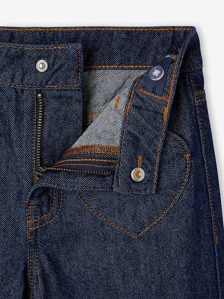 Wide-leg jeans for girls brut denim+medium blue 