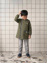 -Side-zip school smock for boys